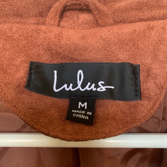 Lulu’s Rust Suede Moro Jacket - Picture 6 of 7